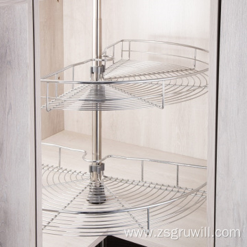 Kitchen wire corner cabinet storage storage basket